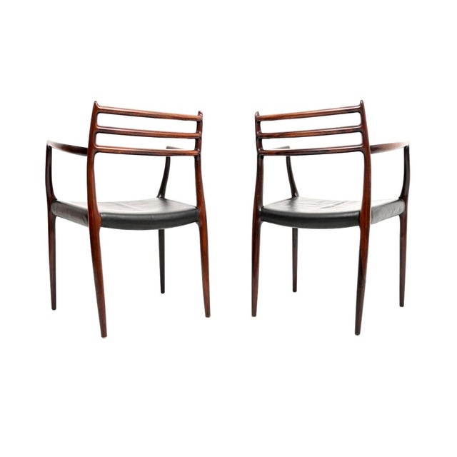 Danish Model 78 and 62 Dining Chairs attributed to Niels Moller for J.L. Møllers, 1960s, Set of 6 For Sale - Image 6 of 17