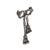 Victorian Late 19th Century Victorian Diamond 18k Gold and Silver Bow Brooch For Sale - Image 3 of 6