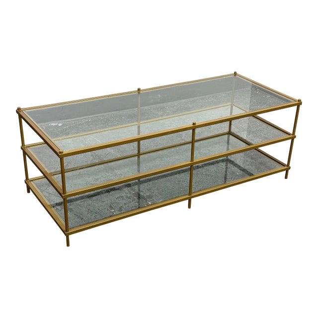 West Elm Terrace Coffee Table For Sale