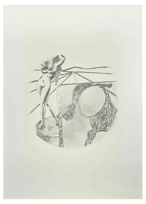 Salvador Dalì, The Dance, Lithograph, 1980