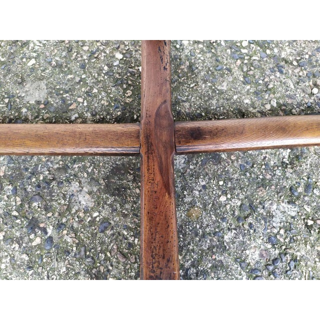 Walnut Work Table in Walnut and Oak For Sale - Image 17 of 18