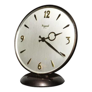 Mid 20th Century Bayard French Shelf Table Buffet Cabinet Clock