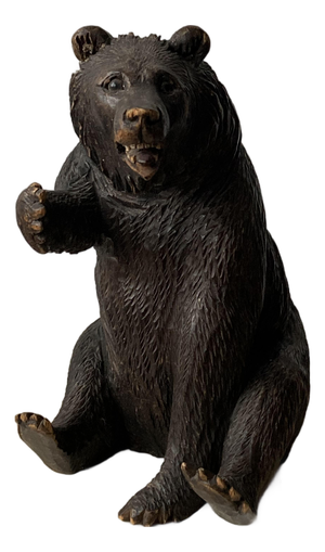 Swiss Carved Wooden Bear