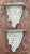 This charming pair of vintage carved wood wall brackets features a classic grape and foliage motif, celebrating...