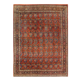 Pasargad Late 19th Century Antique Persian Bidjar Hand-Knotted Rug - 8′ × 11′ For Sale