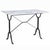 Early 20th Century French Marble-Top Cast Iron Bistro Table For Sale - Image 4 of 4