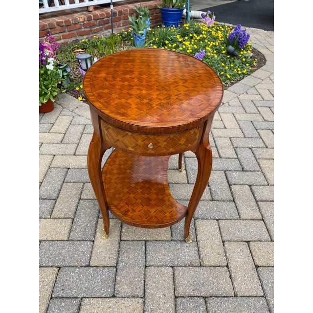 Mid 18th Century Louis XV Parquetry Occasional Table, Circa 1760 For Sale - Image 5 of 12