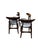 Vintage Set of 4 Greta Dining Chairs in Teak Wood and Black Leather For Sale In Portland, OR - Image 6 of 9
