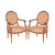 Pair of Traditional 19th Century Louis XVI Style Accent Chairs For Sale - Image 13 of 13