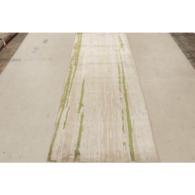 Made with hand-knotted silk, this contemporary runner is one of the latest celebrated additions to Rug & Kilim’s New &...