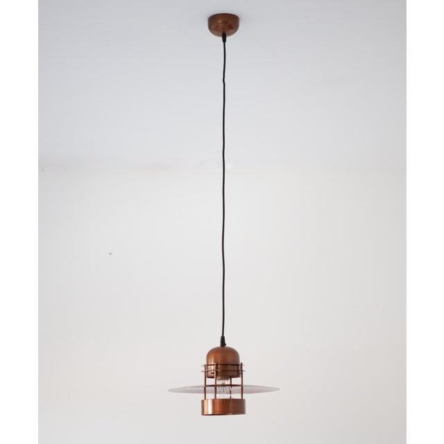 Mid century pendant lamp , 1970s Original working wire / standard E27 bulbs. total height 108 cm adjustable height Up to...