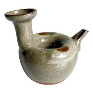 Vintage Stoneware Sake Warmer, Japan For Sale