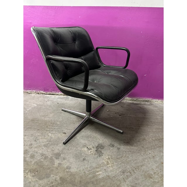 1960s First Edition Armchair by Charles Pollock for Knoll Inc / Knoll International, 1960s For Sale - Image 5 of 7