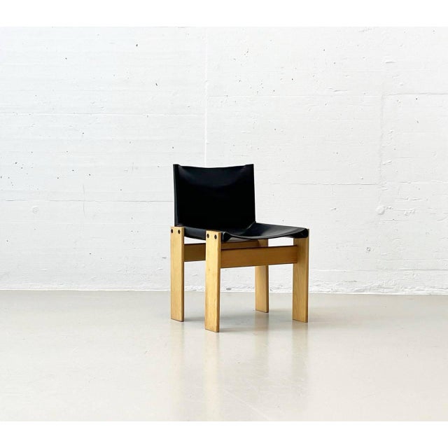 Chairs Model Monk and Table by Afra and Tobia Scarpa for Molteni, 1973, Set of 7 For Sale - Image 12 of 18