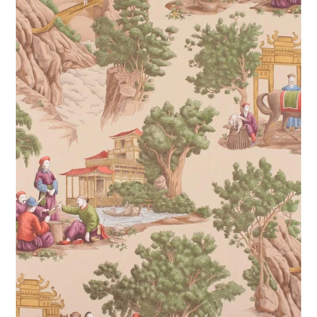 Traditional The House of Scalamandré Mandarin Toile Fabric, Document For Sale - Image 3 of 3
