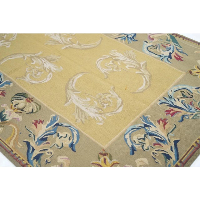 Early 21st Century Aubusson Rug 3' X 5' For Sale - Image 5 of 9