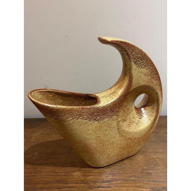 Beige Vase by Roberto Rigon for Bertoncello, 1960s For Sale - Image 8 of 14