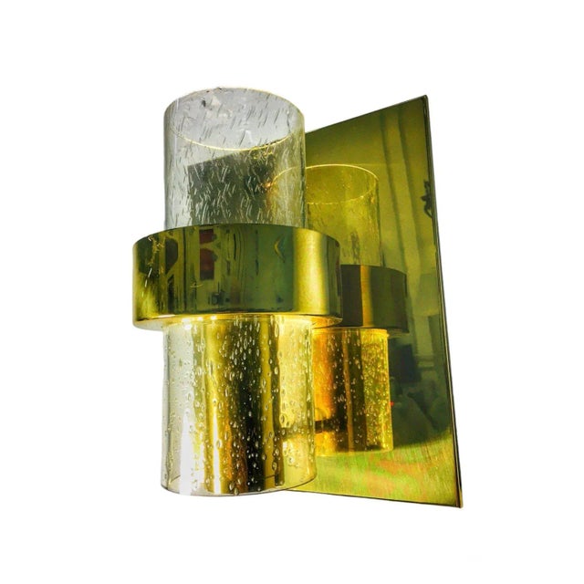 1970s Vintage Norwegian Hovik Wall Lamp attributed to Jonas Hidle for Hadeland Glassverk, 1970s For Sale - Image 5 of 7