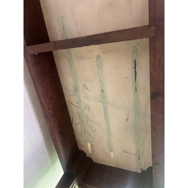 Louis XVI Style Marble Top Console Table W/ Inlaid Brass For Sale - Image 11 of 11