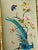 1960s Vintage Chinoiserie Embroidered Silk Panel in Faux Bamboo Frame For Sale - Image 5 of 12