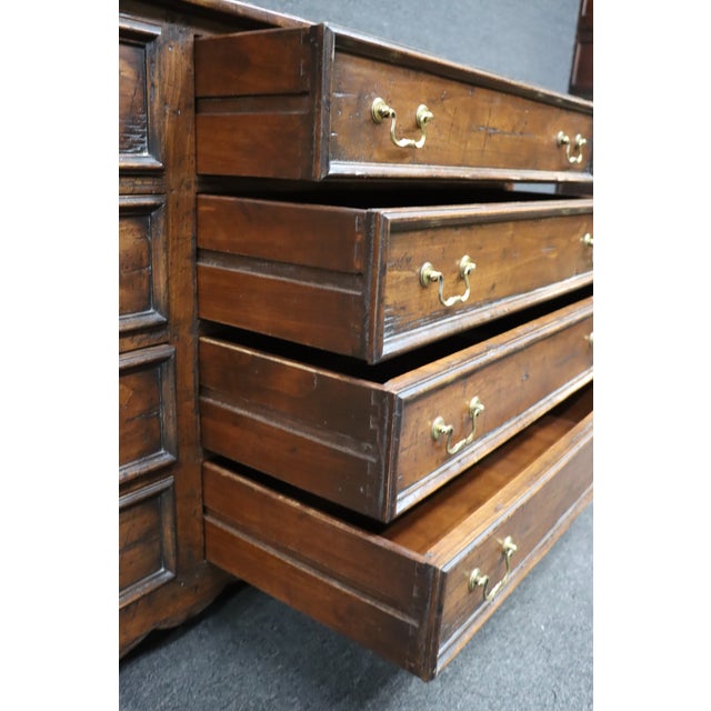 Brown Guy Haddock Country French Cherry Eight Drawer Dresser For Sale - Image 8 of 15