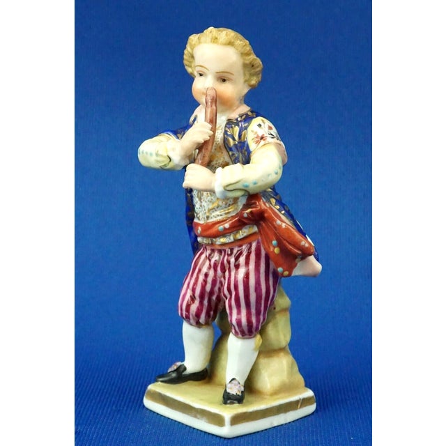 Ceramic Antique Porcelain Sculpture by Von Schierholzsch of Plaue, Germany, 1800s For Sale - Image 7 of 18