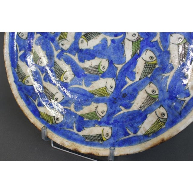 Hand-Painted Ceramic Plate from Shahidi For Sale - Image 13 of 17