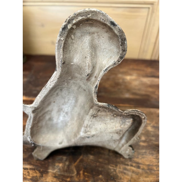 American 1950s Vintage Cast Iron Duck Doorstop For Sale - Image 3 of 3