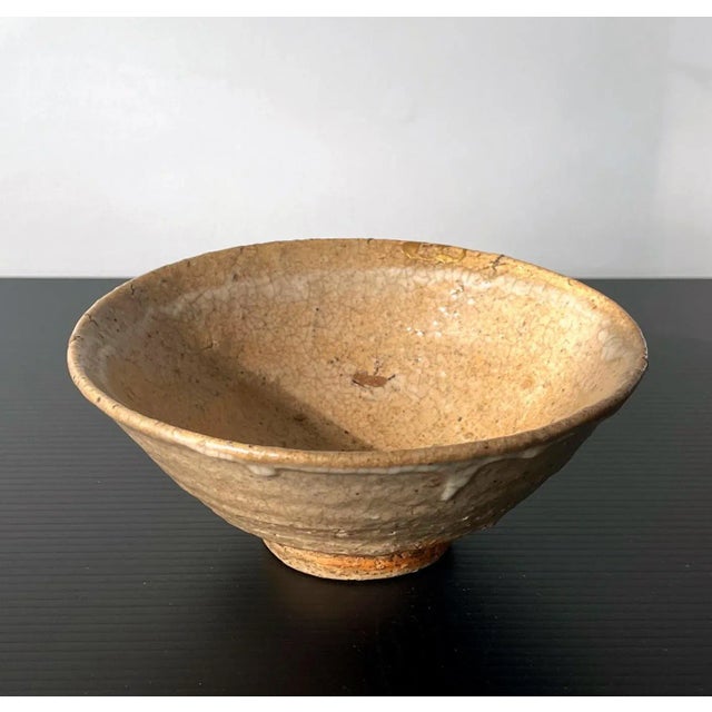 Ceramic Korean Ceramic Ido Tea Bowl Chawan Joseon Dynasty For Sale - Image 7 of 12