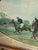 Cal Mode Cal-Mode Fine Furniture Gallop on the Boards Polo Scene, Framed For Sale - Image 4 of 11