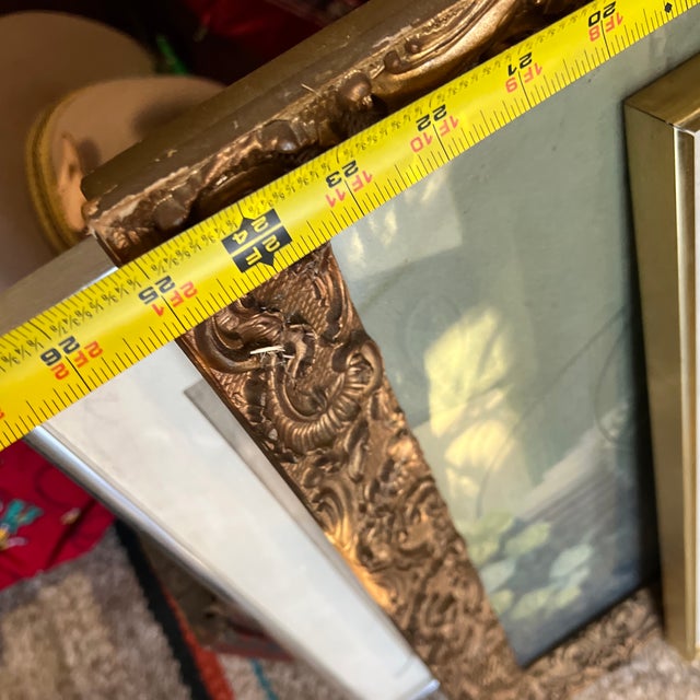 Gold Framed Vintage Print of Women and Piano For Sale - Image 4 of 7