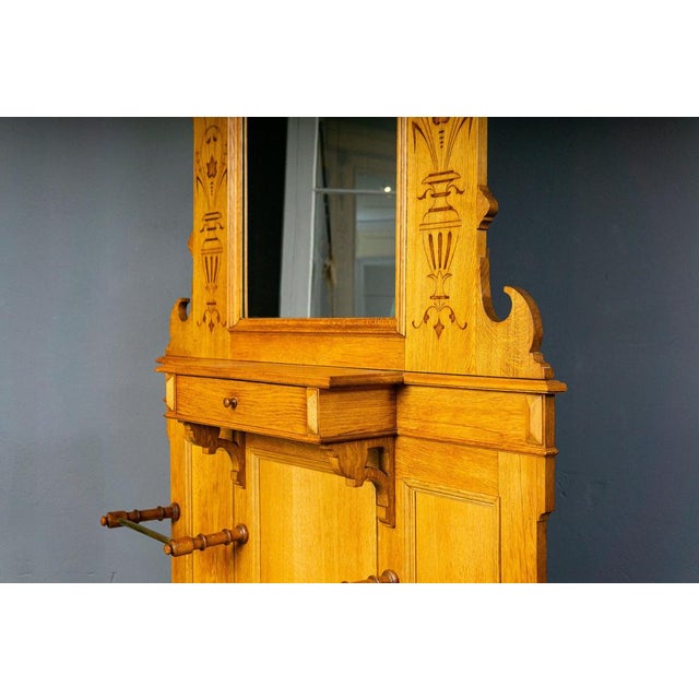 Vintage Mirror Hallway Cupboard For Sale - Image 9 of 18