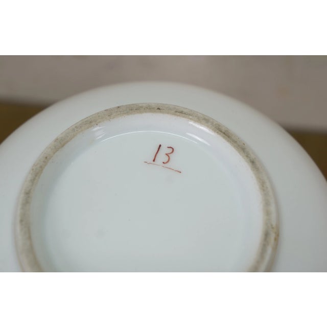 Cream Antique Rose Medallion Coffee Tea Set Inlcuding Pitcher, Bowl, Cream &Sugar- 6 Pieces For Sale - Image 8 of 14