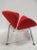 Mid-Century Modern Red Orange Slice Lounge Chair by Pierre Paulin for Artifort For Sale - Image 3 of 10