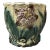 19th Century Majolica Jardinière Flower and Snail Wasmuel For Sale