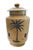 Vintage Raymond Waites Tan Ginger Jar With Palms and Crest For Sale In San Francisco - Image 6 of 9
