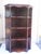 Brown English Mahogany Open Shelves Corner Cabinet For Sale - Image 8 of 9