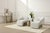 Metal Kaia Modern White Boucle Left Arm Accent Chair For Sale - Image 7 of 10