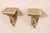 19th Century Italian Baroque Silver-Gilt Wood Wall Brackets - A Pair For Sale - Image 9 of 11