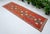 Hand-Knotted Tribal Geometric Design Turkish Runner Rug . Hallway Rug Kitchen Decor - 3′3″ X 10′4″ For Sale - Image 9 of 15
