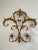 Vintage Spanish Gilded Metal Candle Wall Sconce For Sale In New York - Image 6 of 10