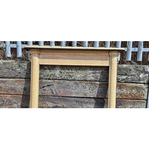 Edwardian Enamelled Cast Iron Mantel for Wood Burning Stove For Sale - Image 13 of 18