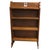 Brown Arts & Crafts Bookcase with Carved Gallery, 1920 For Sale - Image 8 of 8
