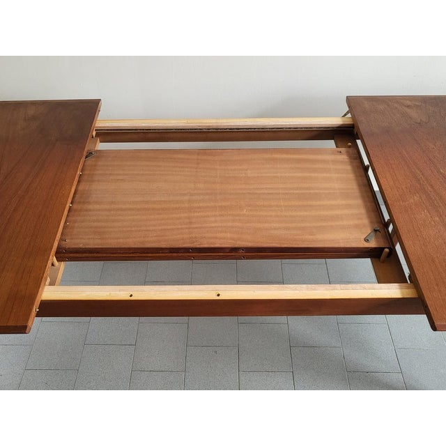 Scandinavian Danish Dining Table in Teak, 1960s For Sale - Image 11 of 14