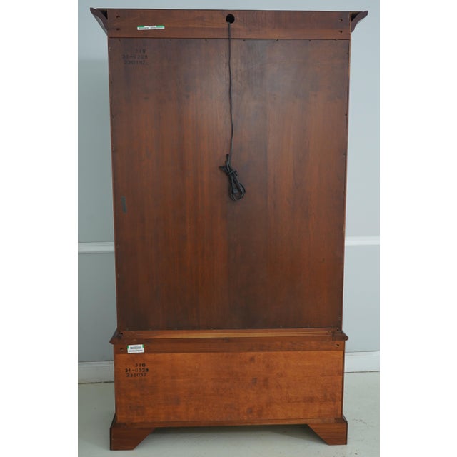 Knob Creek Penn Manor Cherry Curio Cabinet For Sale - Image 17 of 18