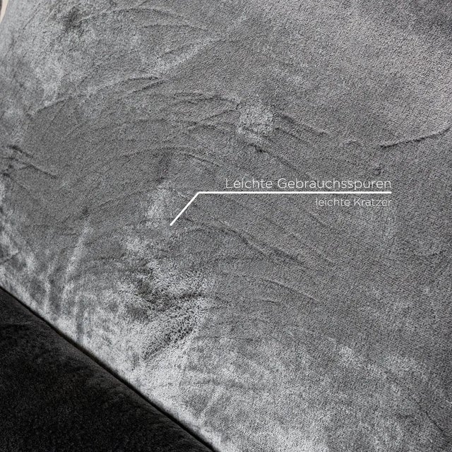 Modern Fabric Corner Sofa in Grey - Silver from Bretz Matilda For Sale - Image 3 of 8