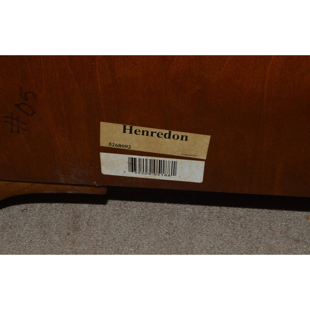 Henredon Mahogany Sleigh Queen Bed For Sale - Image 16 of 16