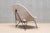 Saporiti Italia Kosmos Lounge Chair in Ivory Chenille by Augusto Bozzi for Saporiti Italia, 1950s For Sale - Image 4 of 10