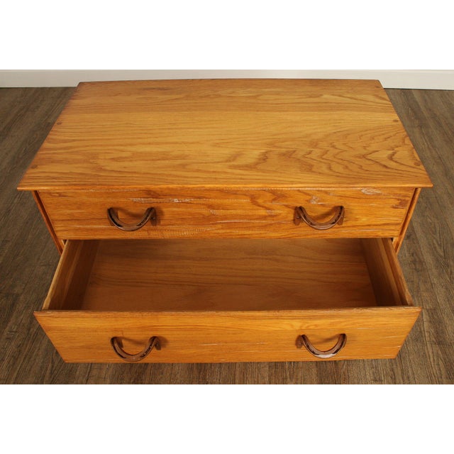 Brandt Ranch Oak Vintage Chest of Drawers For Sale - Image 11 of 12
