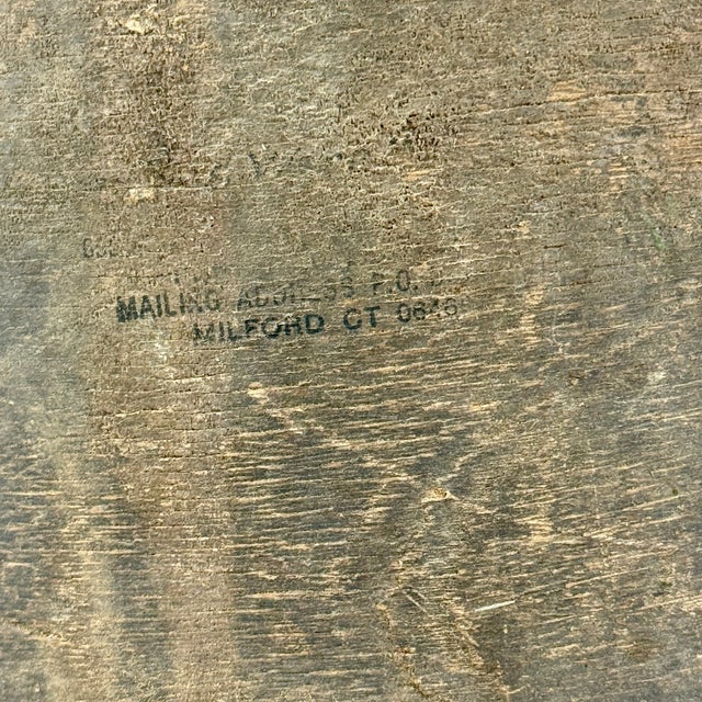 Wood Antique Primitive Wood & Iron Hand Made Bushel Measure Container For Sale - Image 7 of 11